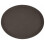 Oval glasfiberbricka halkfri brun 61x51 cm 2