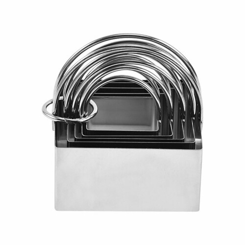 Uclet Runde, flache Keksformen, 5-teiliges Set 1
