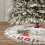 Jupe de sapin de Noël en dentelle à franges 122 cm 3