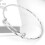 Bracciale rigido regolabile classico da donna in lega 5