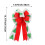 Weihnachtsbaumschmuck mit Schleife im Büffelkaromuster, 1 Stück 2