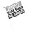 Raiders Team double-sided hand-waved mini flag 5.5x8.2 in 2