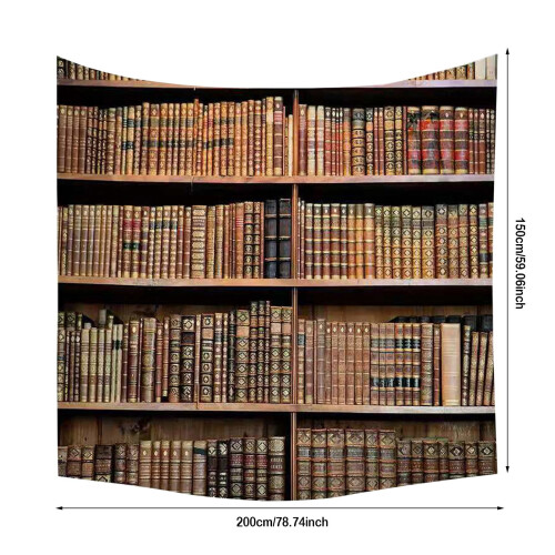 Vintage-Wandteppich für Bücherregal, 1-teilig 2