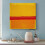 Mark Rothko Κίτρινο Πορτοκαλί Κόκκινο 1949 καλλιτεχνική εκτύπωση 24x24 ιντσών 3