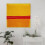 Mark Rothko Κίτρινο Πορτοκαλί Κόκκινο 1949 καλλιτεχνική εκτύπωση 24x24 ιντσών 5