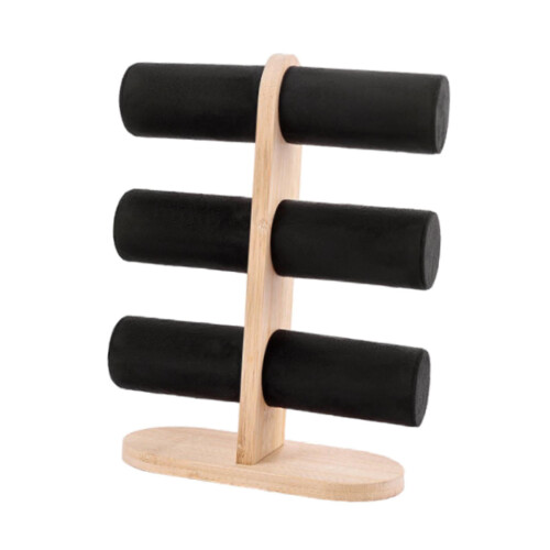 Black bangle bracelet holder jewelry organizer 1