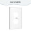 Leather Roman Frame Light Switch Wall Panel Single 4