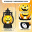Lanterna de LED em formato de abóbora de Halloween, funciona a bateria (1 unidade) 2