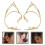 Øremanchetter uden piercing Clip-on øreringe Fantasy Cosplay Wrap 2
