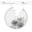 Weihnachtsbaumrock mit Fransen und Spitze, silber, 36 Zoll 5
