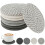 Tapete para copos em corda de algodão absorvente e resistente ao calor (8 peças) 4