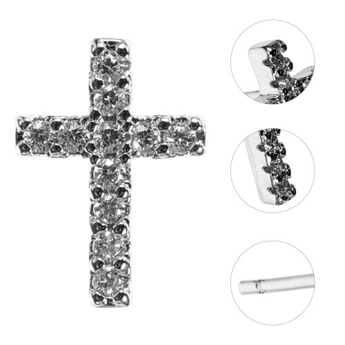 Cross Stud Earrings for Women Simple Dainty Pair 2