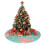 Saia para árvore de Natal Kawaii Axolotl 36 polegadas 2
