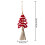 Macrame Christmas Tree Decoration Boho Red Woven Pendant 3