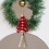 Macrame Christmas Tree Decoration Boho Red Woven Pendant 4
