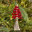 Macrame Christmas Tree Decoration Boho Red Woven Pendant 5