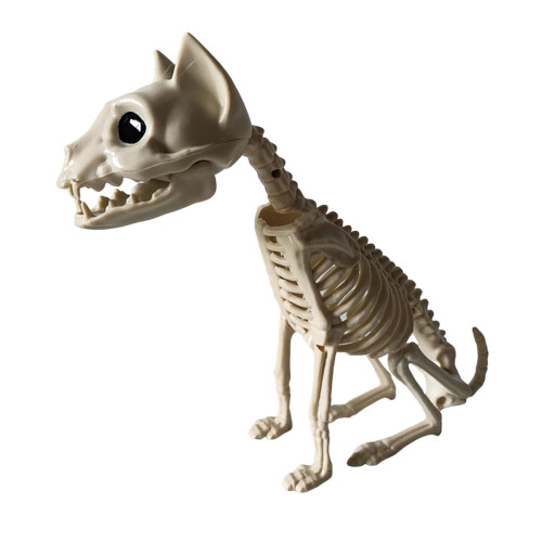Halloween Mini Skelett Figurer Posebara Djur Set 1