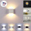 Applique murale LED à intensité variable MesaSe 12 W, lumière chaude 3