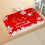 Kerstdeurmat van flanel, antislip vloermat (1 stuk) 4