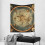 Wall Hanging Planisphere Tapestry Black 60x51 in 5