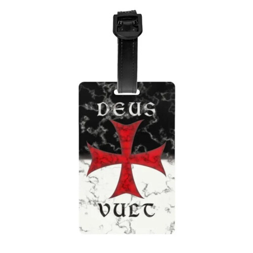 Crusader Cross Luggage Tag Marble 2 pcs 1