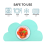 Silicone Cloud Placemat for Kids Non-Slip Reusable 3