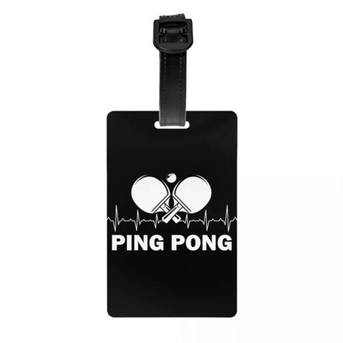 Table Tennis Luggage Tag for Suitcase 1pc 1