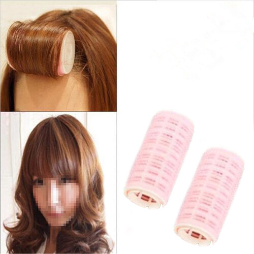 Plastic Hair Rollers for Bangs with Self-Adhesive, 2 pcs 2