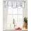 Purple lavender window valance curtain 1 piece 6