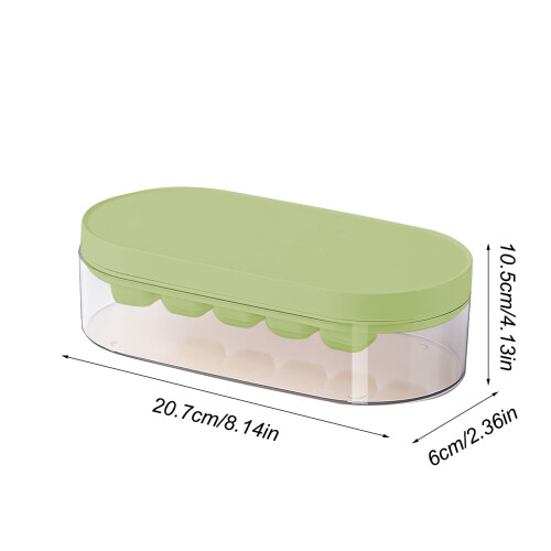 Eiswürfelform in Lebensmittelqualität mit Deckel, Mini-Pressform, 12 Würfel 2