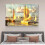 Zeilboten op zee Canvas poster 20x30cm 4