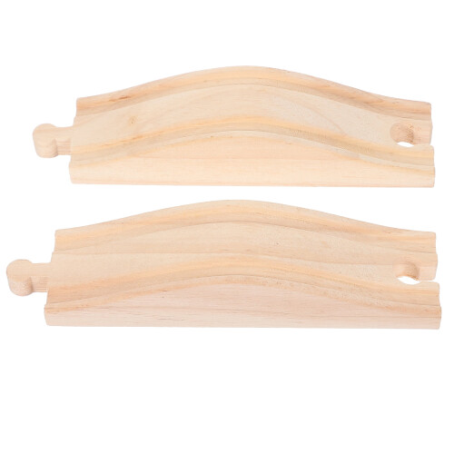 Xing wooden train track set with slopes, 2 pcs 1