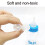 Pet feeding bottle set with replacement nipples 8