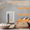 Sourdough Starter Kit with Cloth Covers and Tools for 3-4 3