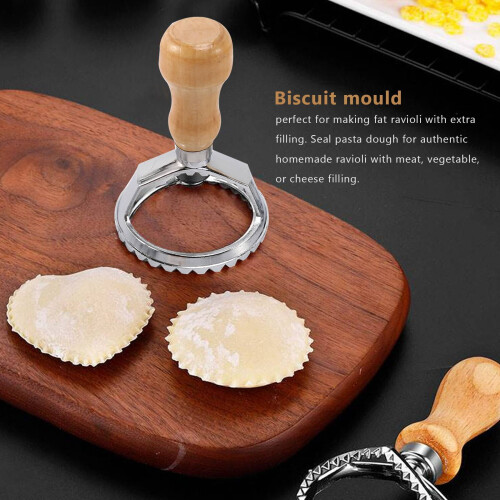 Italian ravioli cutter set 4-piece pasta press tool 2
