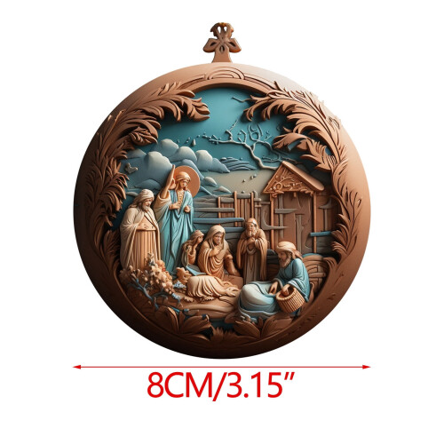Weihnachtskrippen-Ornament, Weihnachtsbaumschmuck 2