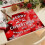 Rode, waterdichte kerstplacemats, 32x21 cm 2