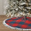 Weihnachtsbaumrock mit Fransen, Spitze, Tartan, 76 cm 3