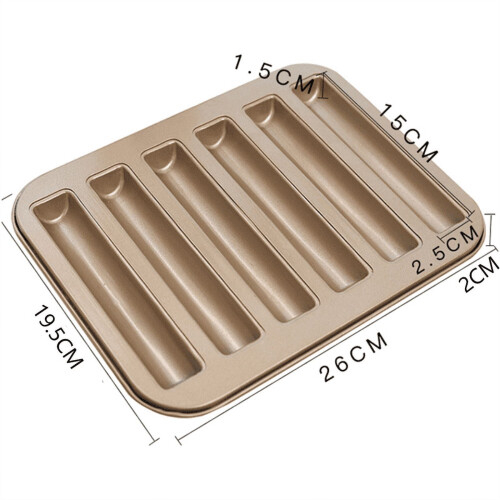 Biscuit stick baking tray carbon steel 12-cup 1