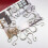 Shower Curtain Hooks Metal Double-Sliding Rust-Resistant 12 3