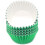 Caissettes à cupcakes et muffins en aluminium vert (100 unités) 2