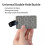 Rhinestone Luggage Tag for Suitcase 2 pcs 4