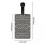 Rhinestone Luggage Tag for Suitcase 2 pcs 5