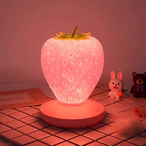 Φωτιστικά Led Lemonstore για υπνοδωμάτιο, λάμπα φράουλας, παιδικό φωτιστικό νυκτός Led, 2
