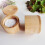 Bamboo Salt and Pepper Box with Spoon 1-Compartment 2