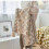 Knitted Brown Tassel Blanket Soft Lightweight Vintage 4