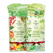 Grow Your Own Vegetables & Herbs – 13,800+ Seed Kit for Planting UK, 24 Plants V
