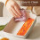 Omelette Pan Non-Stick Rectangle 10-inch with Wooden Handle 5