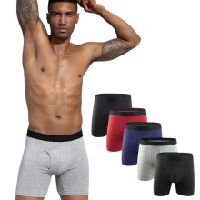 Baumwollboxershorts für Herren Elastisches Set aus 5 Stück Herrenunterwäsche Atmungsaktiv S — herrenunterwäsche, herren boxershorts, 5er pack