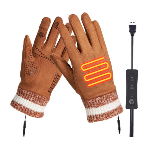 USB Heated Gloves for Men Touchscreen Compatible Thermal 1
